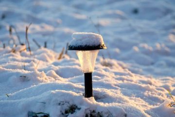 Sind Solarlampen winterfest